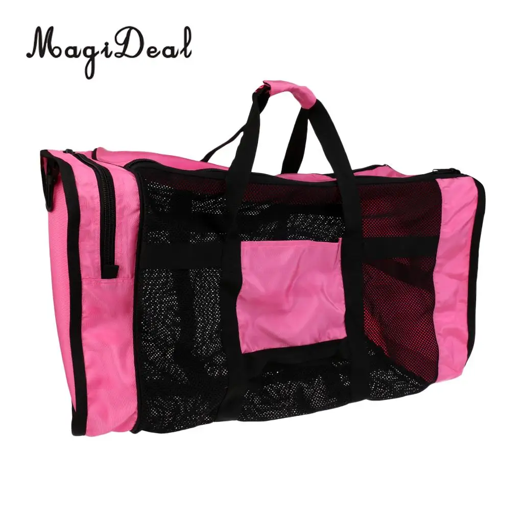 MagiDeal Foldable Heavy Duty Mesh Dive Bag Duffel Bag Storage Pouch for Diving Scuba Water Sports Dreediving Gear Equipment