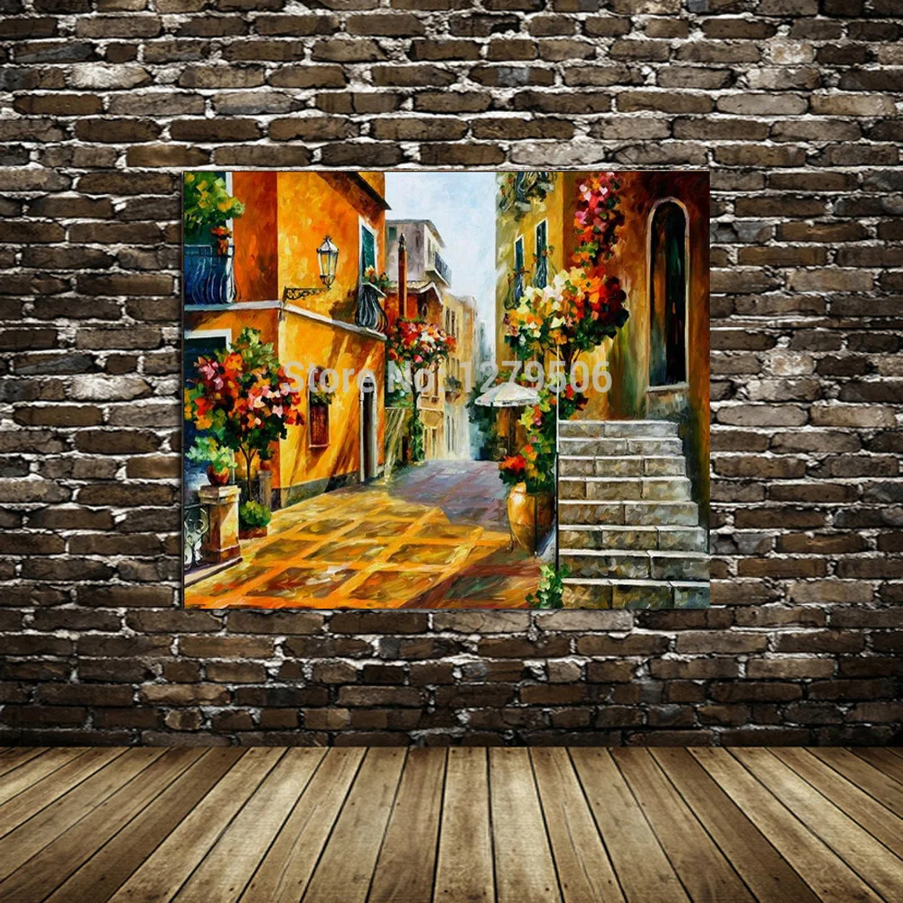 100 hand painted oil painting Home decoration high quality landscape
