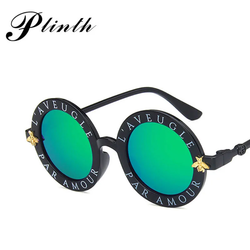 Plinth круглые детские солнцезащитные очки пчелы L'Aveugle Par Amour Винтажные
