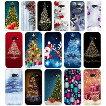 38SD праздник Рождество Дерево чехол для телефона из мягкого силикона ТПУ с рисунком крышка чехол для телефона для samsung a3 a5 a6 plus a7 a8 a9 star lite s, 6, 7, 8, 9