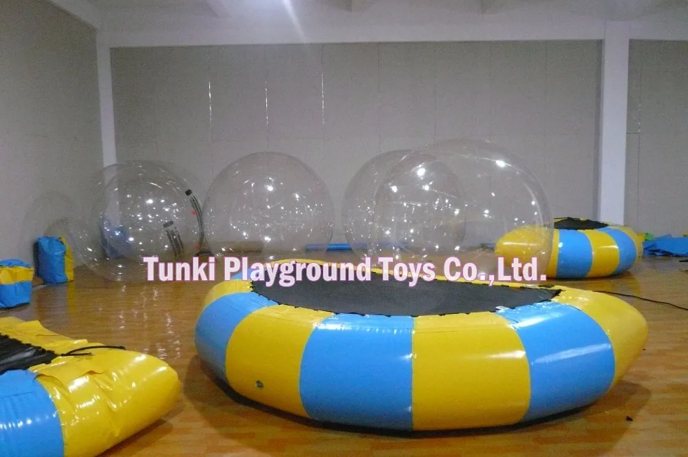 3 Meters Diameter Half Round Inflatable Water Bouncer Jumping Water Play Equipment AliExpress