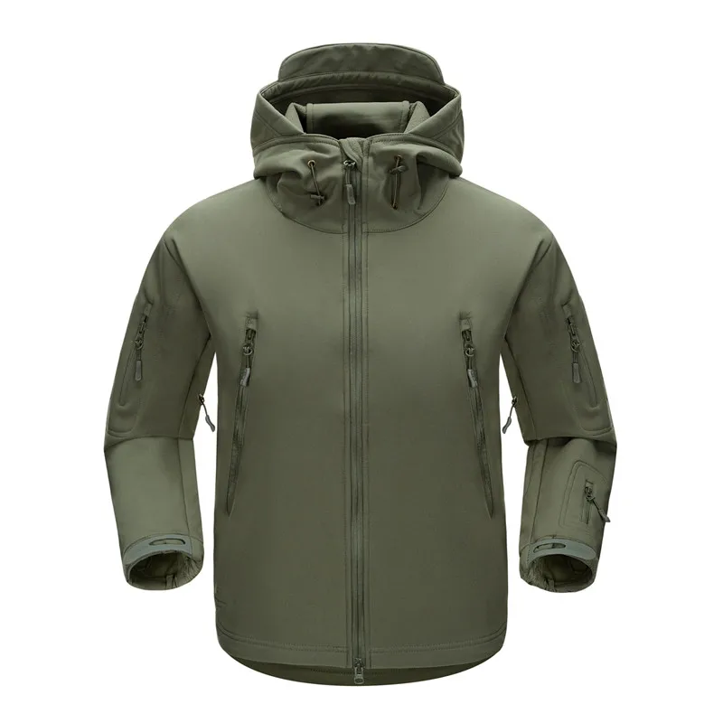  Waterproof Shark Skin Army Tactical Jacket Men Camouflage Military Jacket Softshell Windbreaker Win