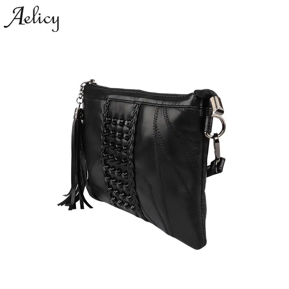 Aelicy الماس جلد النساء حقيبة برشام Crossbody حقيبة المرأة مخلب خليط رسول حقيبة كتف الإناث sac الفاصل