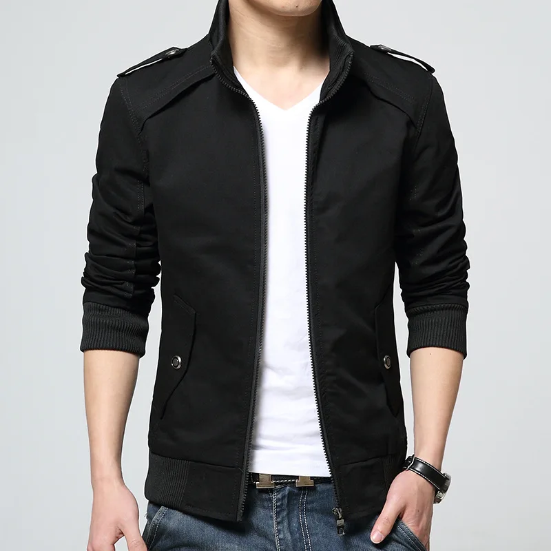 2019 new European and American uniform men's autumn and winter cotton jacket men's tooling jacket autumn casual jacket