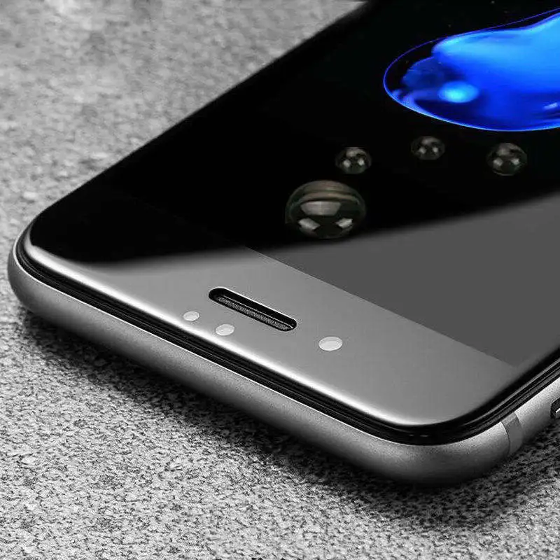 4D Full Cover Tempered Glass For iphone X 7 8 plus Anti-scratch Ultra Slim Thickness
 Screen Protector Film for iPhone 6 6s Plus