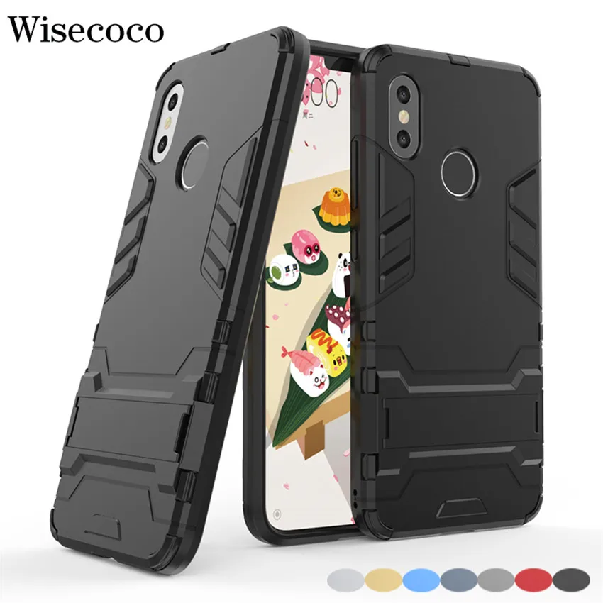 

For Xiaomi Mi 9 8 Se 6 6X 5X A1 A2 Lite Mix 2 2S Max 2 3 Case Armor Stand Redmi S2 Y2 4A 4X Note 7 5 5A 6 6a Pro Plus Back Cover