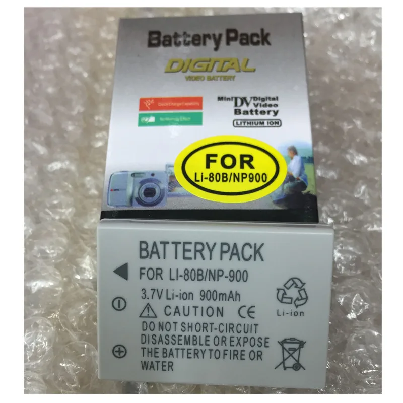 Li 80B Li 80B NP 900 lithium batteries NP 900 Digital camera battery