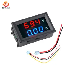 DC 0-100V 10A 50A 100A Auto voiture électronique voltmètre numérique ampèremètre 0.56 ''LED affichage régulateur de tension voltmètre testeur