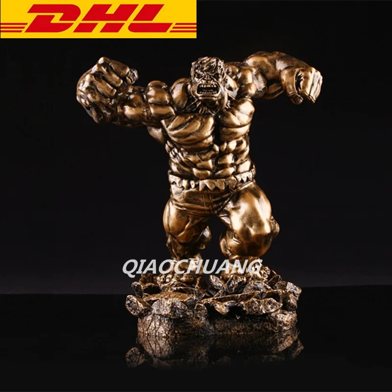 

Statue Avengers Superhero Hulk 1:4 Bust Robert Bruce Banner Full-Length Portrait Resin Imitation iron Collectible Model Toy W248