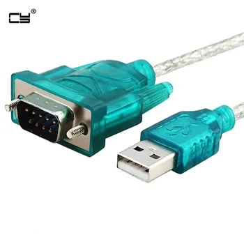 

High Quality USB 2.0 to Serial RS-232 DB9 9Pin Adapter Converter Cable Chipset Length 1M USB TO RS232 SUPPORT WIN10
