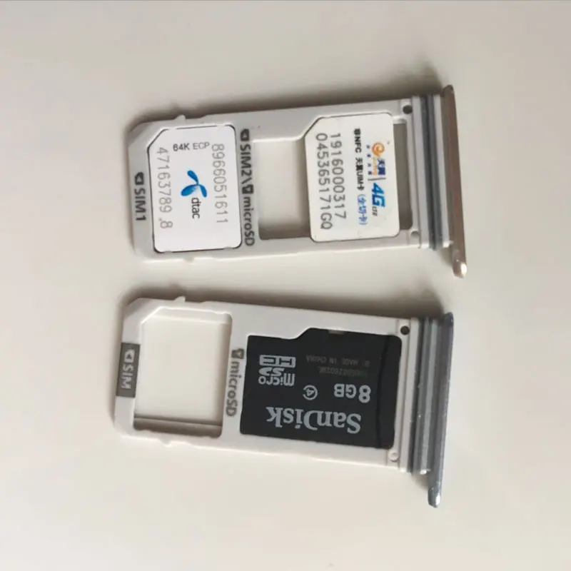 10 шт./лот Новинка лоток sim карты для Samsung Galaxy A3 2017 a320 одного Dual Слот карт памяти SD