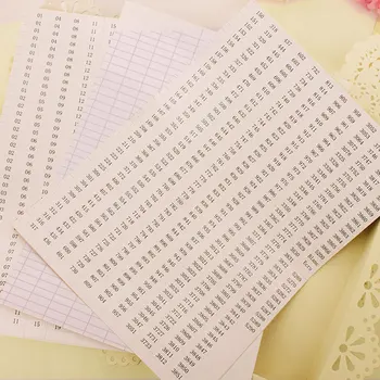 

Cross Stitch Number Digital Sign Digital Sticker For DMC Floss Auxiliary Material Tool Accessories Line Sign Color Number Label