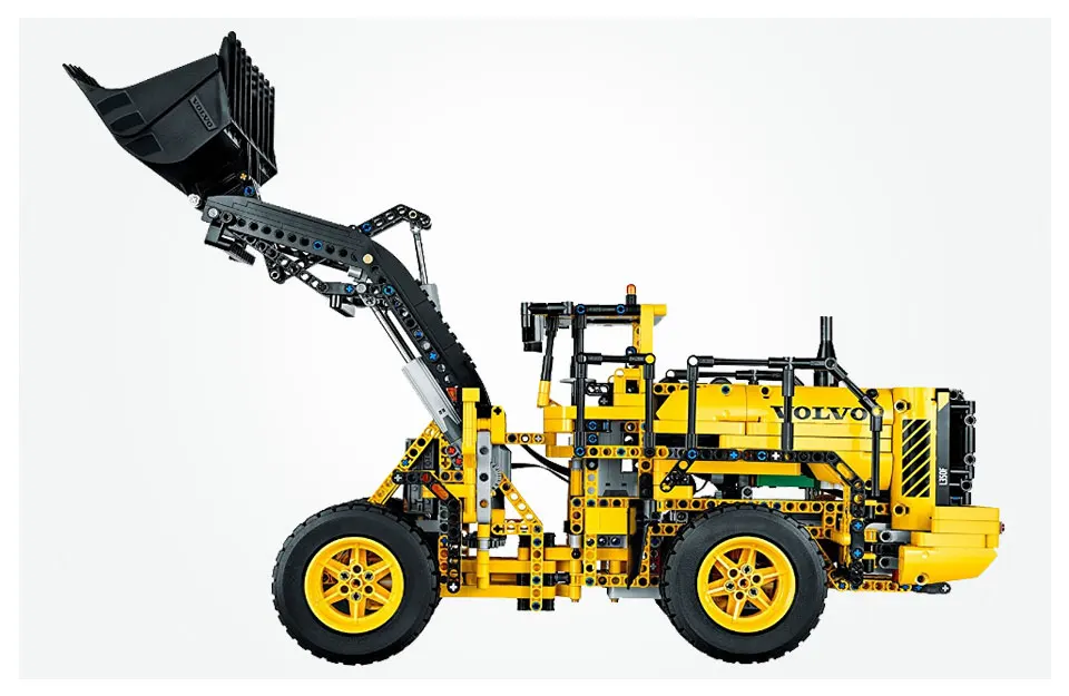 1676 штук серии Technic Volvo L350F колесные модели погрузчиков строительные блоки кирпичи с создателями 42030 подарки для детей DIY