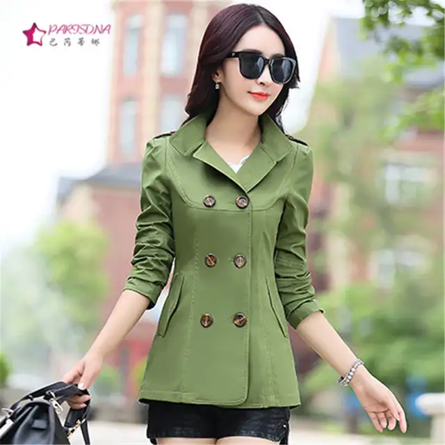 short trench coats for ladies