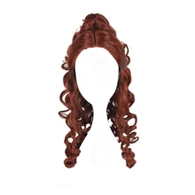 MCOSER 50 см Средний волнистый многоцветный синтетический парик для косплея высокотемпературный волоконный парик-016