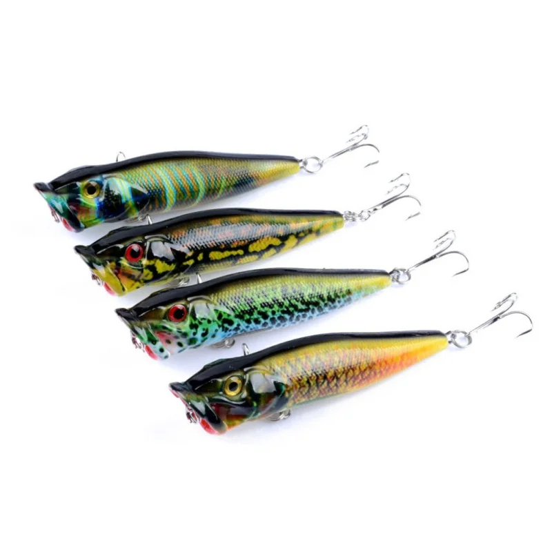 

Outdoor Fishing Lure 9.5cm / 12g Surface Of the Bait Hook Hook Bait Fishing Tackle Painted Series Bionic Bait Wave Lying