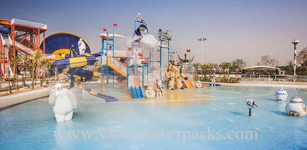 

Anime Water house playground theme park equipment fiberglass slide