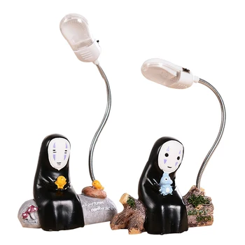 

Korean Style Resin Night Light Figurines Cartoon Creative Bedroom Mini Desk Lamp Home Decor Furnishing Articles Student Gifts