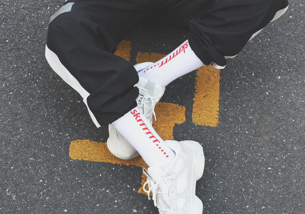 Бренд Tide ulzzang Harajuku skrrrrr... носки в стиле хип хоп хлопковые мужские и женские для