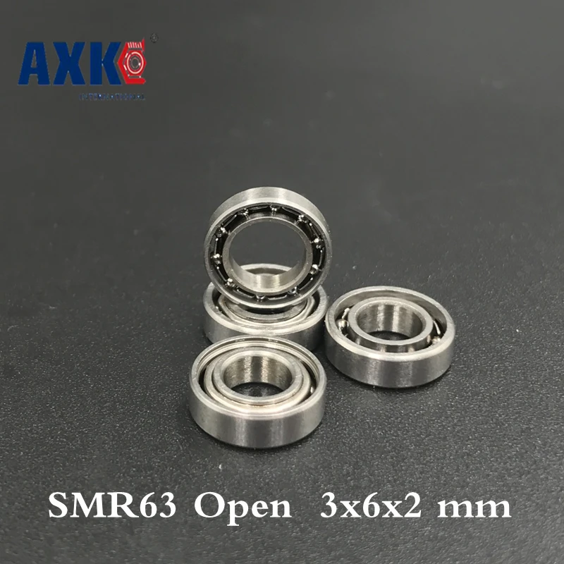 

Free Shipping 10 Pcs Open Type Smr63 Bearings 3x6x2mm Stainless Steel Ball Bearings Ddl-630 Ddl630 Ssl630 Ssl-630