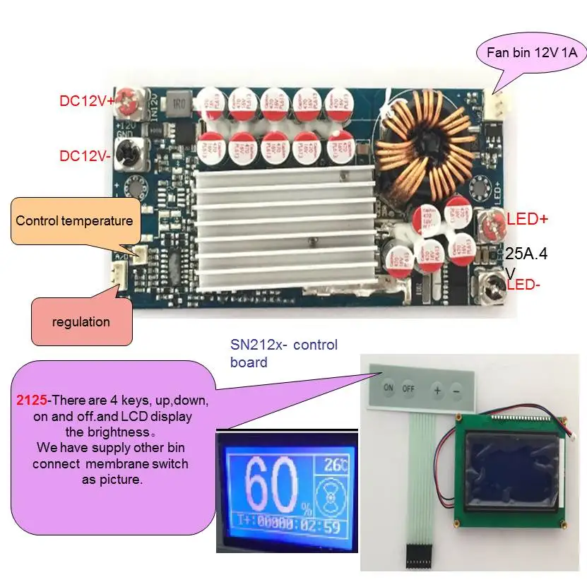 US $329.00 endoscope LED light source 120W fiber lighting laparoscopy light source phlatlight cbt140 controller keyboard LCD display SN2125