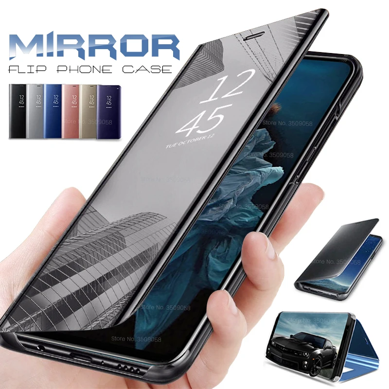 Чехол для huawei honor 20 чехол зеркальный флип с подставкой Honor20 защитный полным