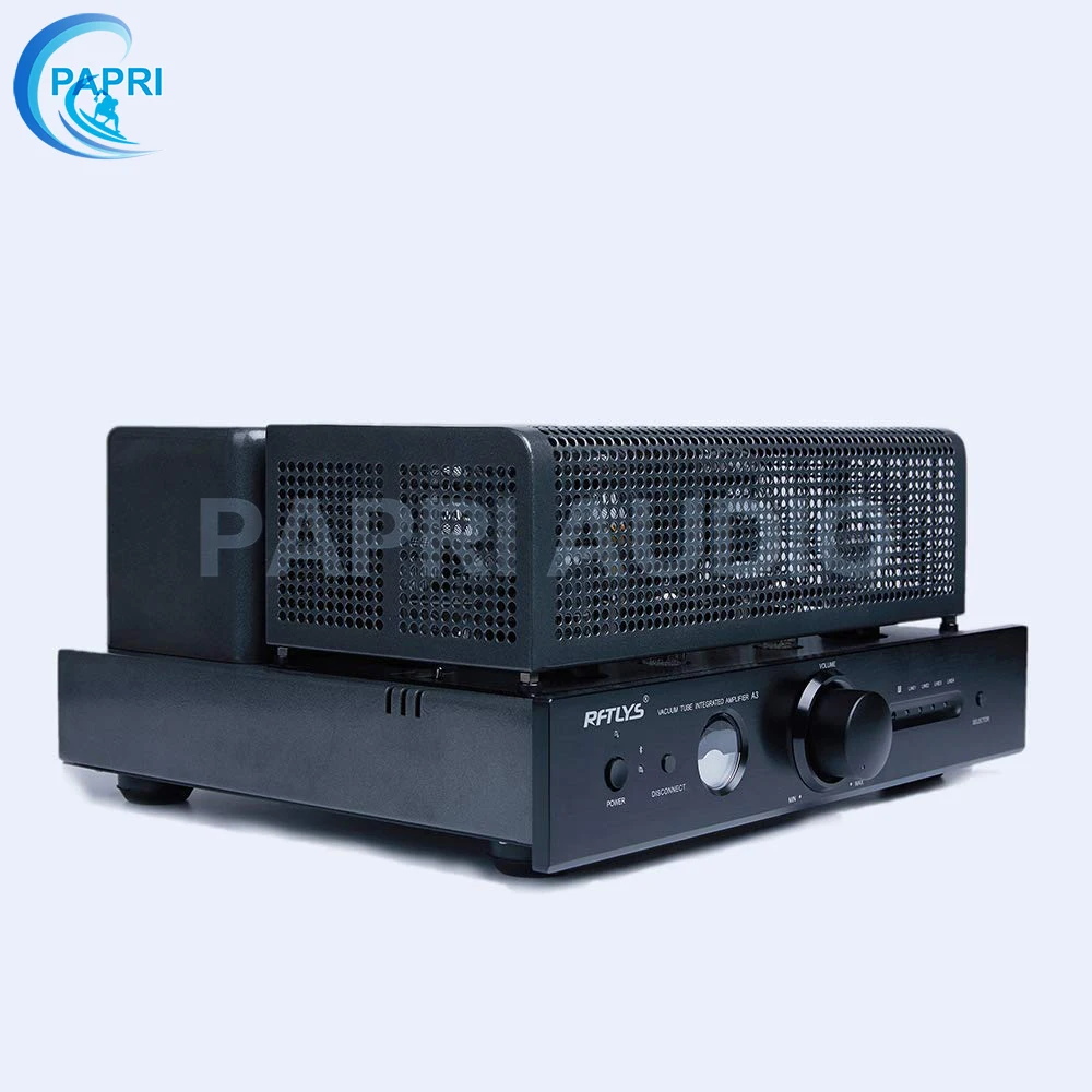 PAPRI RFTLYS-A3-односторонний класс-A 300B Интегрированный усилитель вакуумная трубка с Bluetooth и пультом дистанционного управления(черный