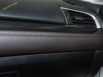 

Lapetus Carbon Fiber Look Interior Refit Kit Dashboard Left + Right Side Central Control Strip Cover Trim For Mazda 6 2016 2017