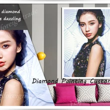 Модные Пользовательские изображения для алмазной вышивки горный хрусталь фото бриллиант на заказ мозаика живопись используется полностью из мастики диамон
