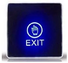 

Door Exit Button Touch Release Push Switch Infrared Contactless Bule Backlight for access control systemc Electronic Door Lock