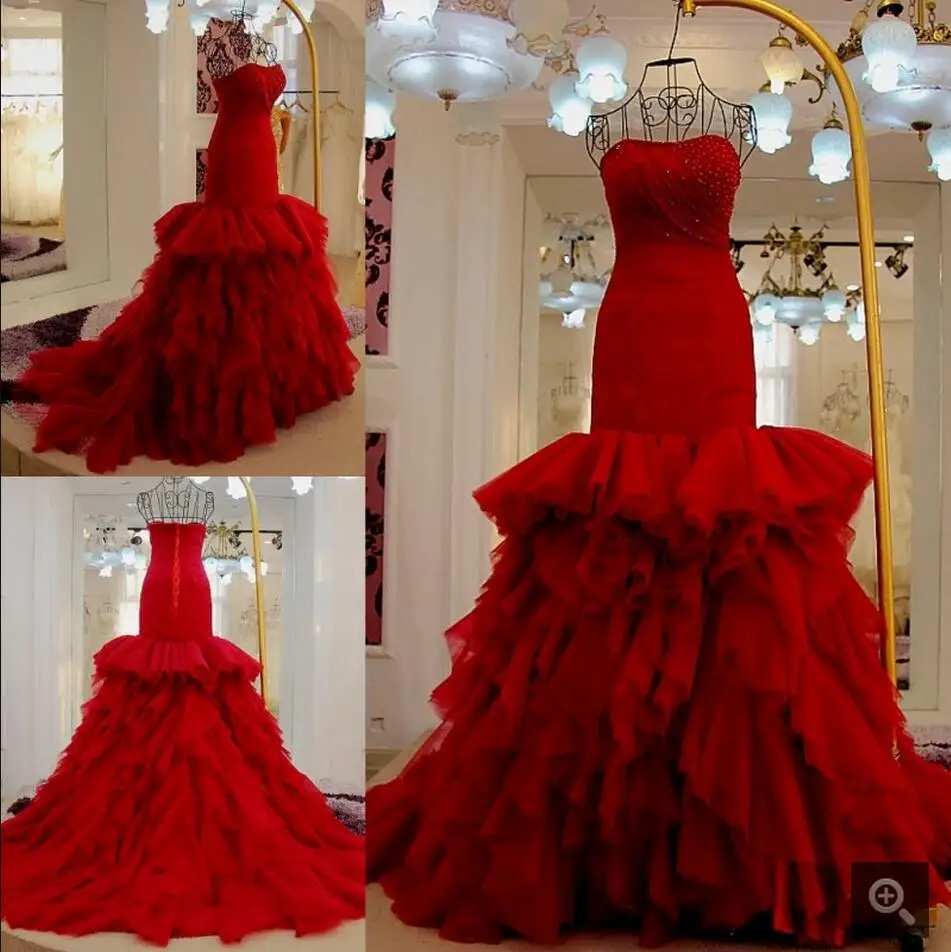 Vestidos De Novia 2017 свадебное платье без бретелек с оборками и вырезом сердечком