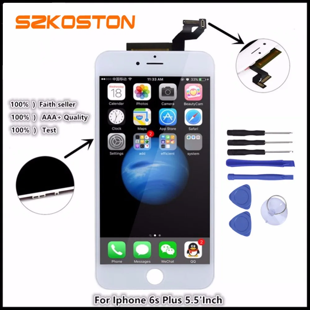 

High Quality or Original LCD Display Assembly for iPhone 6 plus 5.5"and for iPhone 6s plus 5.5" Alibaba china Free shipping