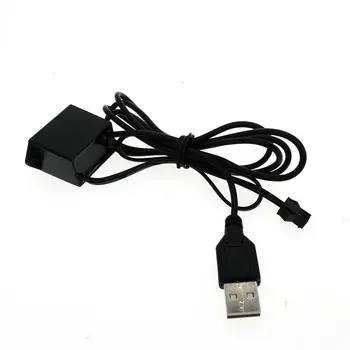 

USB Inverter Controller For 1-5M LED El Wire Glow Flexible Neon Decor DC5V