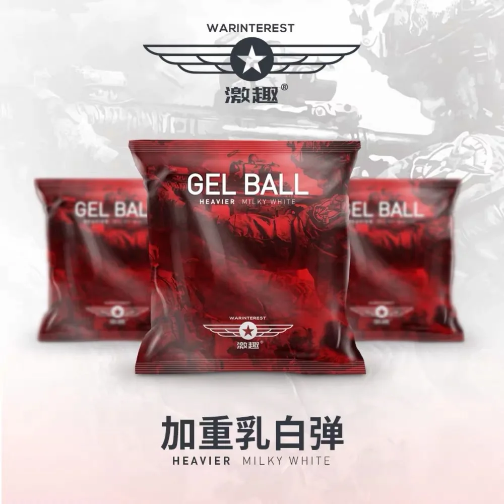 

Gel Blaster Bullet 10000Pcs 7.0-7.3mm Aggravating Gel Ball White for Gel Blasting Toy Gun