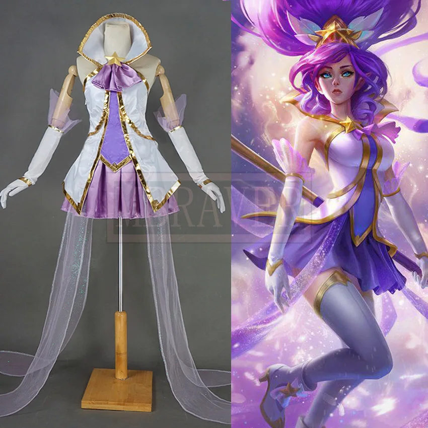 Костюм для косплея LOL Star Guardian Janna униформа на Хэллоуин индивидуальный пошив