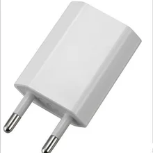 5 V 1A ЕС-разъем, для поездок USB настенное зарядное устройство для iphone samsung htc телефон адаптер usb зарядное устройство Черный цвет Прямая для iphone X 8