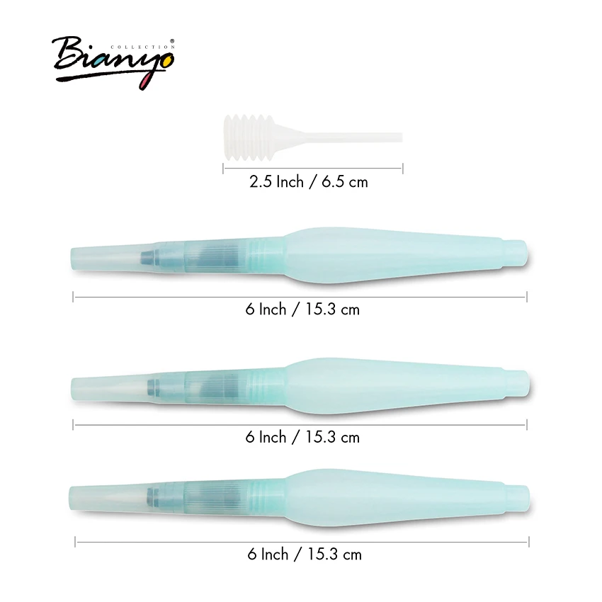 Bianyo фломастеры для водной кисти 3 + 1 художественной рисования Finecolor ручка