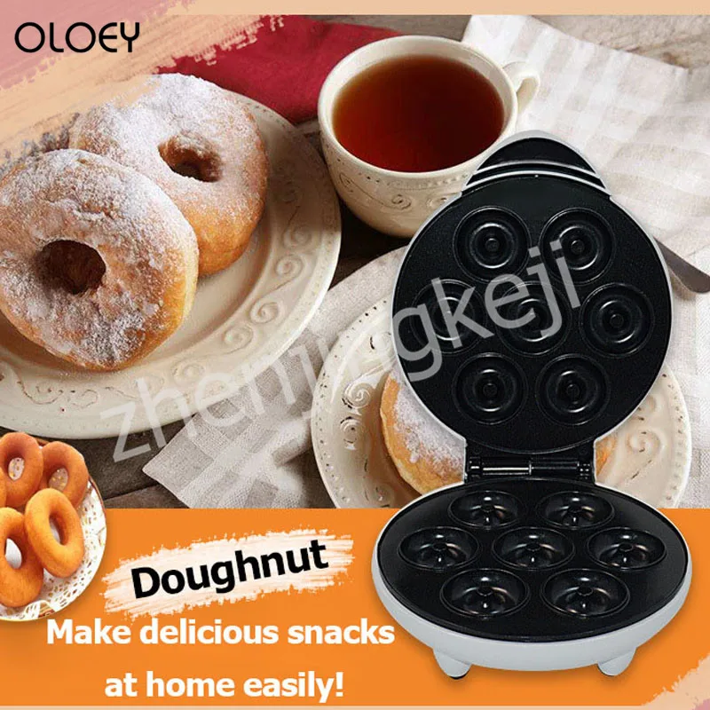 

High Quality Multi-function Household Donut Machine 1200W Electric Baking Pan Double-sided Heating Waffle Maker