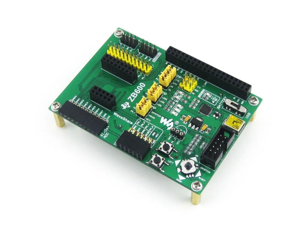 

ZigBee wireless motherboard LCD ADC interface CP2102 on Board (core board excluded) = ZB600