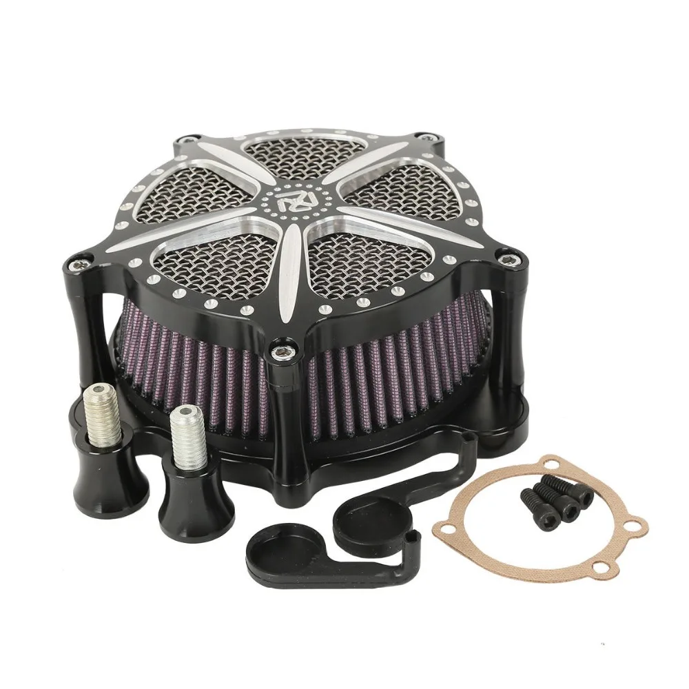 Motorcycle Modified Air Cleaner Intake Filter For Harley Softail Dyna