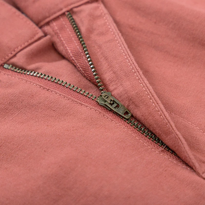 Мужские повседневные шорты SEMIR однотонные дышащие из хлопка и льна пляжные в