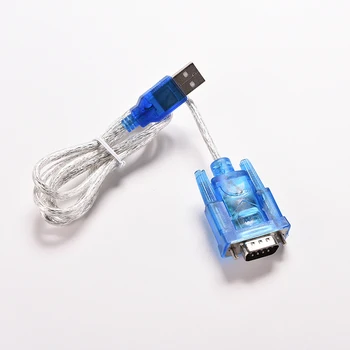 

1PC 80cm USB 2.0 to RS232 COM Port Serial PDA 9 pin DB9 Cable Male to Male M/M Adapter for PC PDA GPS