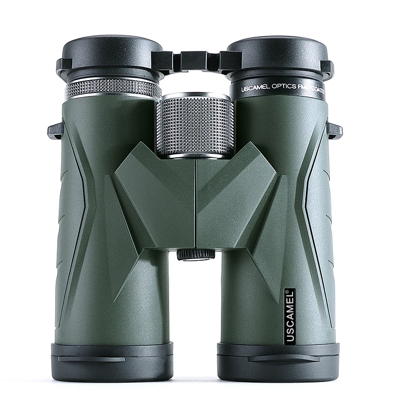 USCAMEL Binoculars 10x42 Waterproof Telescope Professional Hunting Optics Camping Outdoor (Army Green) 2018 wnnideo 10x42 hot night vision professional binoculars hunting outdoor telescope camping accessory