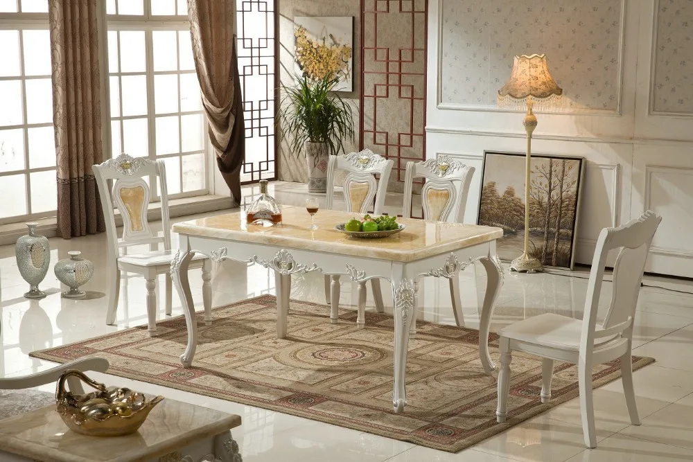 Cam Sehpalar 2016 Promotion Limited No Wooden Furniture Eettafel Mesas Antique Loft French Style Dinning Table