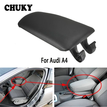 

1pcs Leather Car Center Console Armrest Cover For Audi A4 B7 B6 2002 2003 2004 2005 2006 2007 Auto Accessories
