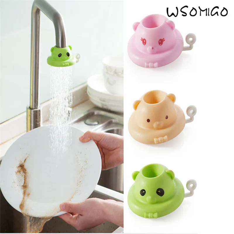 

Kitchen Accessories Kids Hand Washing Children Bathroom Vegetable Fruit Fauce Kid Faucet Saving Water Sprayers Kitchen Tools-B