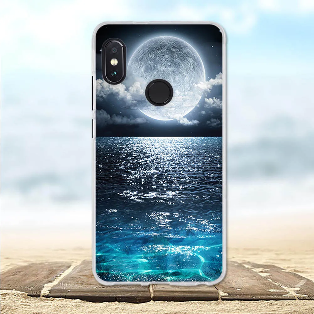 Чехол для Xiaomi Redmi Note 5 мягкий силиконовый чехол из ТПУ с объемным цветком и кошкой