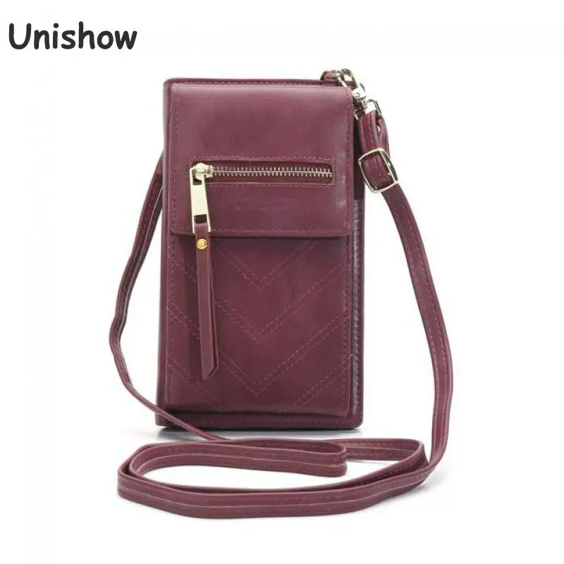 Unishow Lady Phone Wallet Bag Mini Women Messenger Bags Brand Designer Small Crossbody Bags For ...