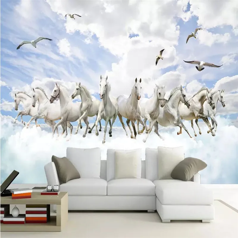 Custom Mural Wallpaper Prince Charming 3d Fashion Stereo Landscape Tv Background Wall