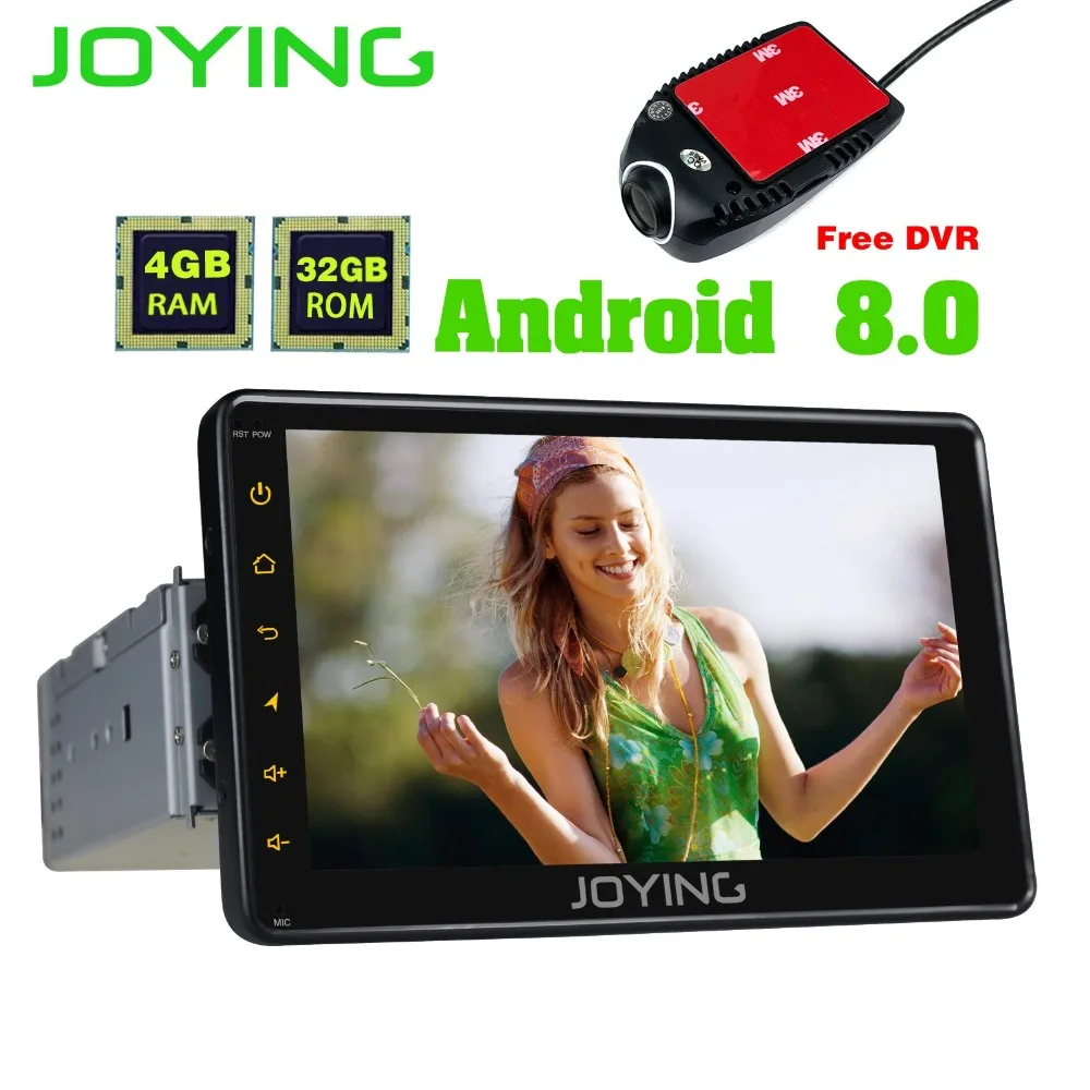 

JOYING Single 1 Din 7" Octa Core 1024*600 Universal Android Car Radio Stereo Head Unit GPS Nagivation Support Carplay Cam Dash